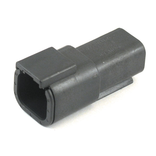NAMZ, Deutsch DTM connector. Black, receptacle, 4-pins