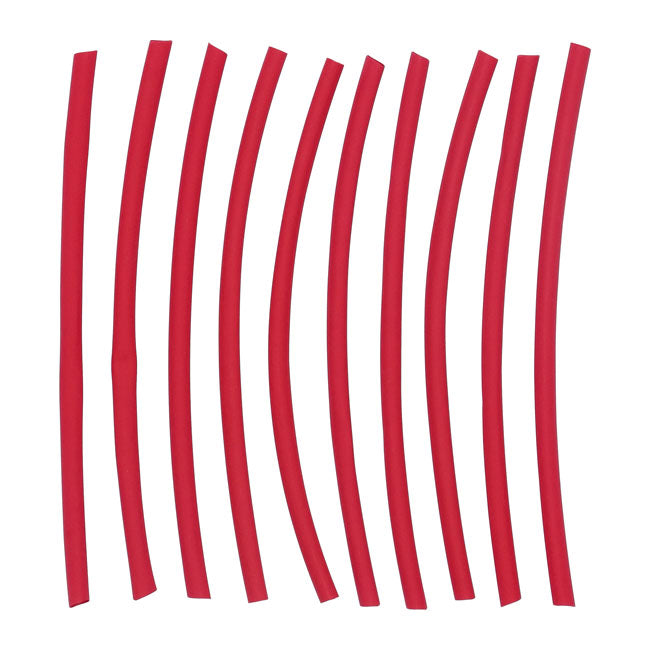 Re-fill packs heat shrink tubing, red