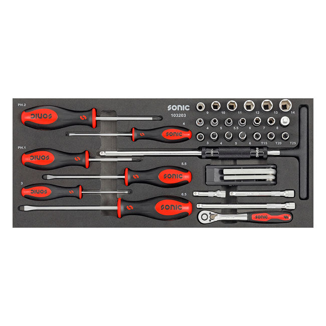 Sonic, Top toolbox metric motorcycle. 89 piece