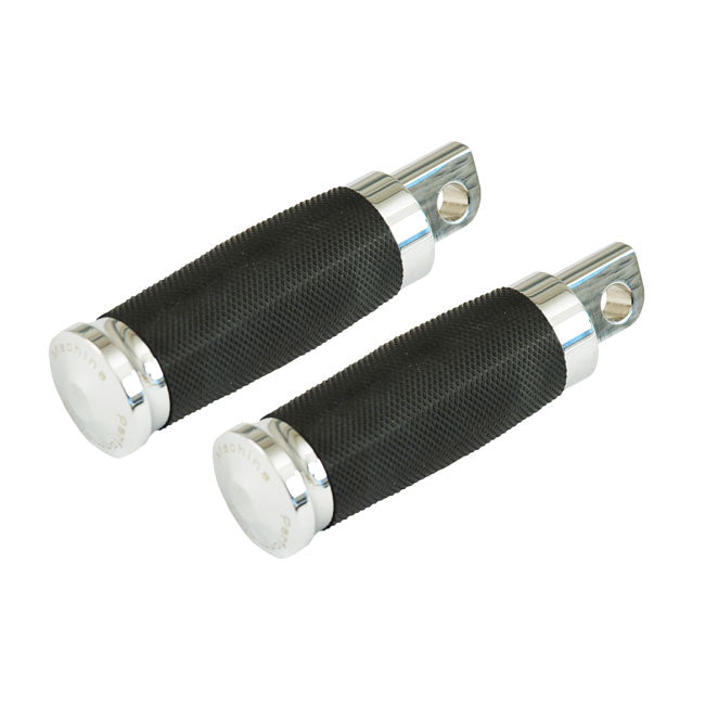 PM, Contour rubber wrapped foot pegs