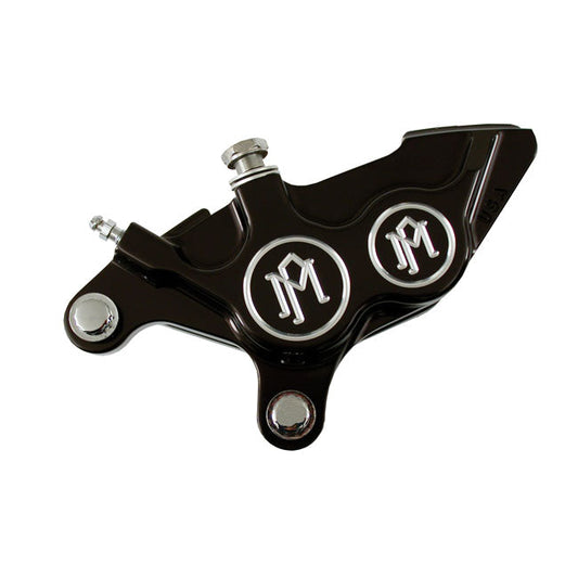 PM, 4-p 137x4b caliper Bolt-on, 11.5" left front Black CC