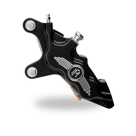 PM, 6-p 112x6b caliper Bolt-on, 11.5" left front Black CC