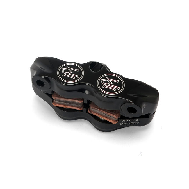 Performance Machine, 4-piston radial mount caliper Black CC