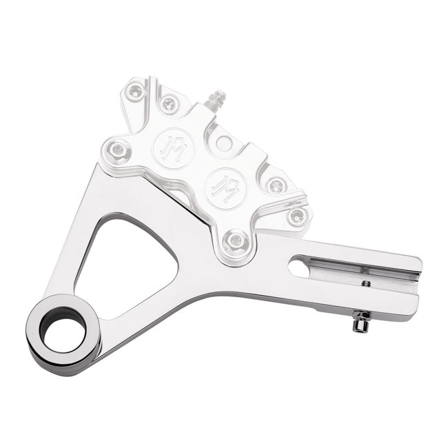 PM, Rear 4-p caliper bracket, 11.5". Chrome