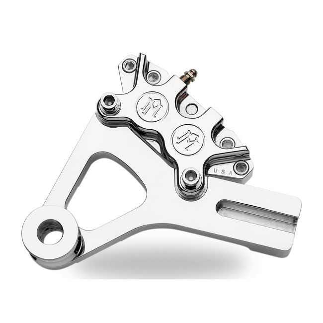 PM, Rear 4-p caliper bracket, 11.5". Chrome