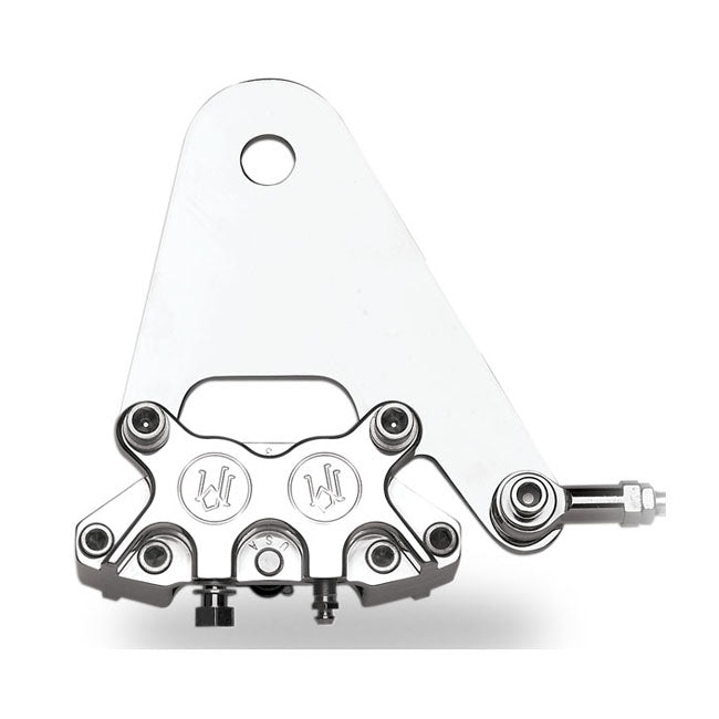 PM, Rear 4-p caliper bracket, 11.5". Chrome