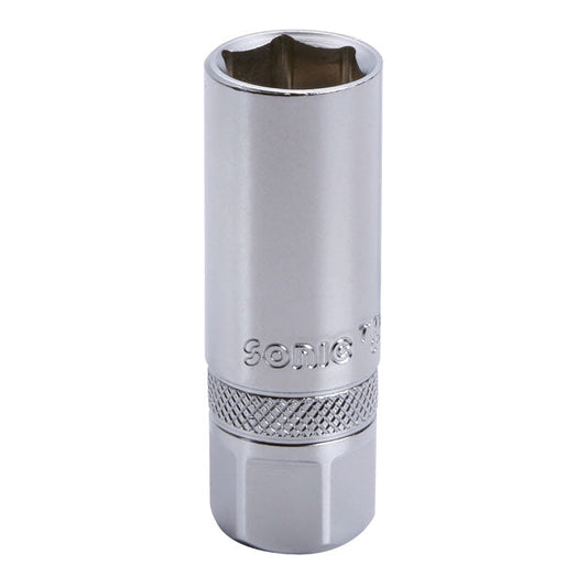 Sonic, spark plug socket with clip. 16mm