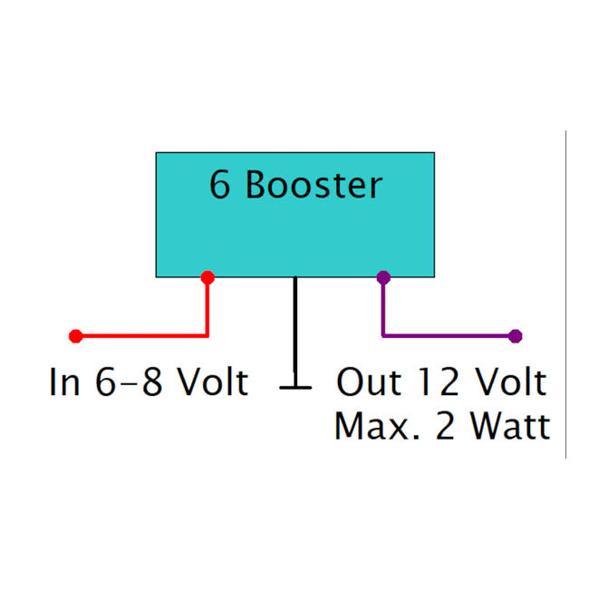 Axel Joost Elektronik, 6 Booster. 6V to 12V converter