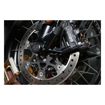 Dynojet, axle slider set. Front