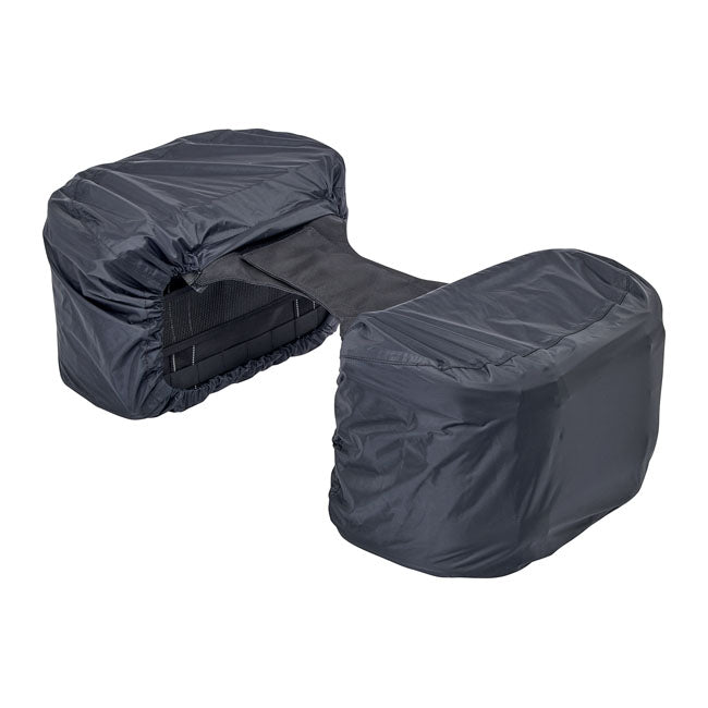 Biltwell, Exfil-18 throw-over saddlebags. Black