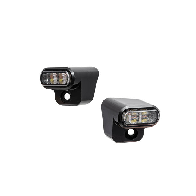 Killer Custom, front LED turn signals. DRL running lights