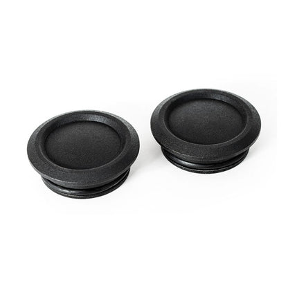 Killer Custom, Sportster S swingarm axle cover set. Black