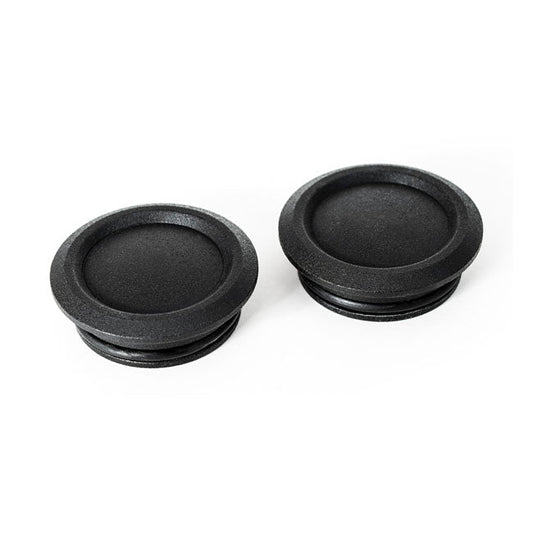 Killer Custom, Sportster S swingarm axle cover set. Black