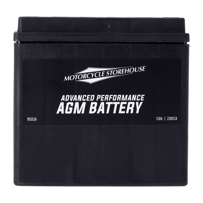 MCS, Advance Series AGM sealed battery 12v, 12ah, 220cca