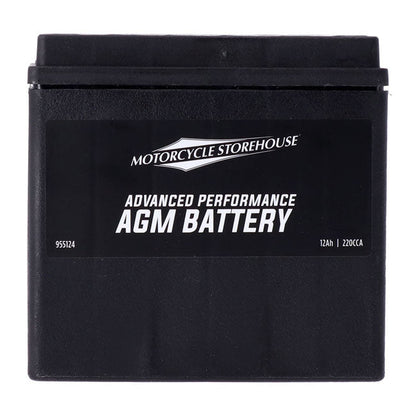 MCS, Advance Series AGM sealed battery 12v, 12ah, 220cca