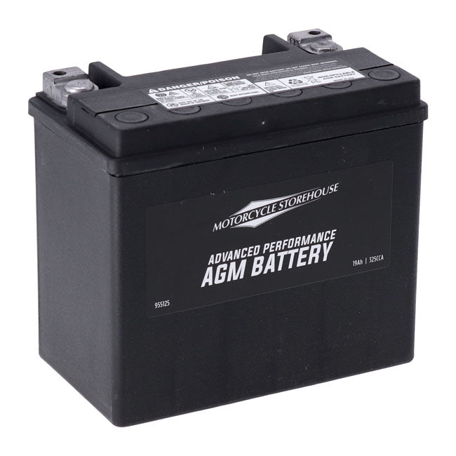 MCS, Advance Series AGM sealed battery 12V, 19Ah, 325CCA
