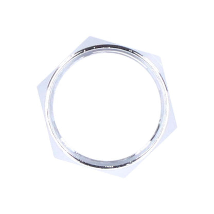 Petcock nut. Chrome