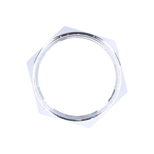 Petcock nut. Chrome