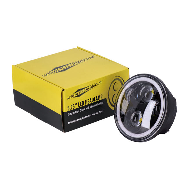 Bright, 5.3/4" LED headlamp unit