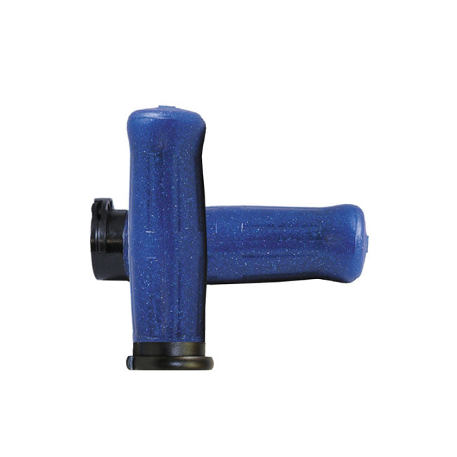 Avon Old School grips coke bottle look, blue sparkle