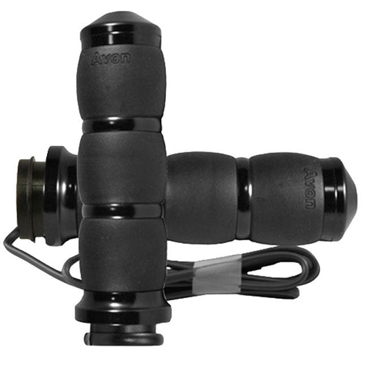 Avon, Heated Velvet Air Cushion Grips, Black Anodized