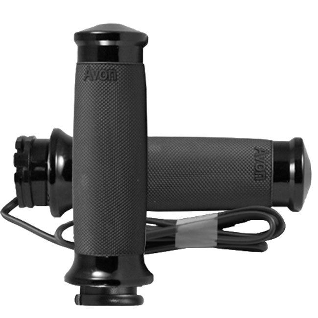 Avon, Heated Custom Contour Grips, Black Anodized