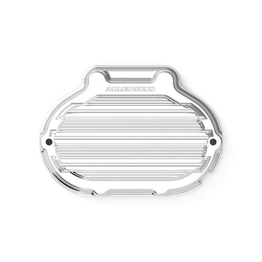 Arlen Ness, Transmission end cover 10-gauge, hydraulic.