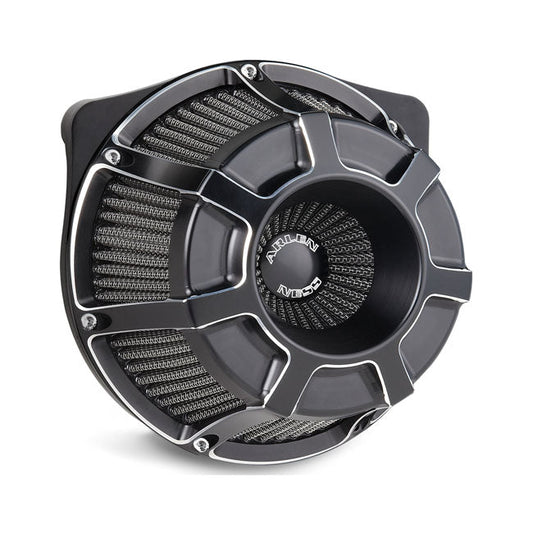 Arlen Ness, inverted air cleaner kit ''Beveled'' Black CC