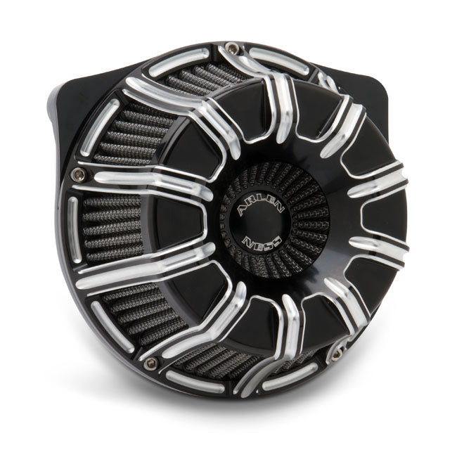 Arlen Ness, inverted air cleaner kit ''10-Gauge'' Black CC