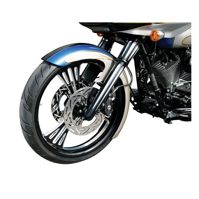 Arlen Ness, 49mm hot legs dual disc deep cut, black
