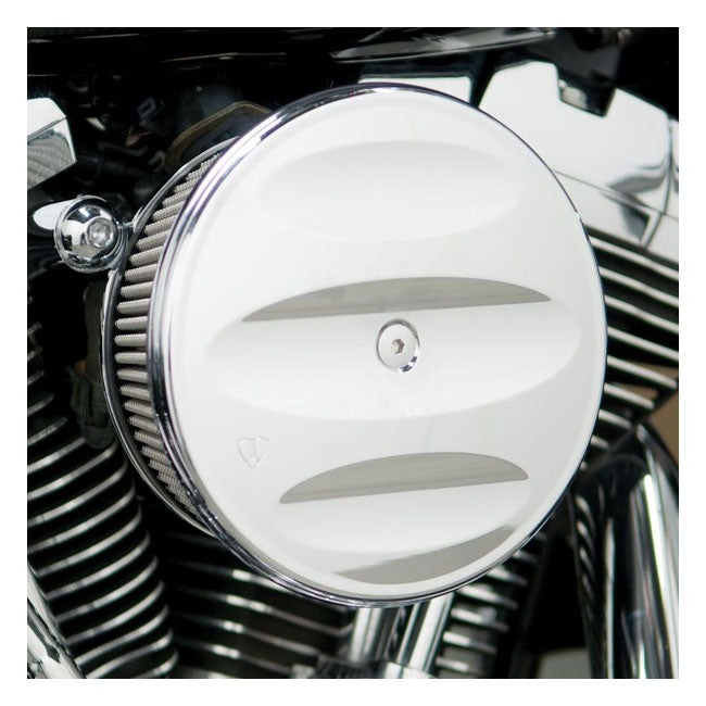 Arlen Ness, Stage 2 Big Sucker air cleaner. Scalloped chrome