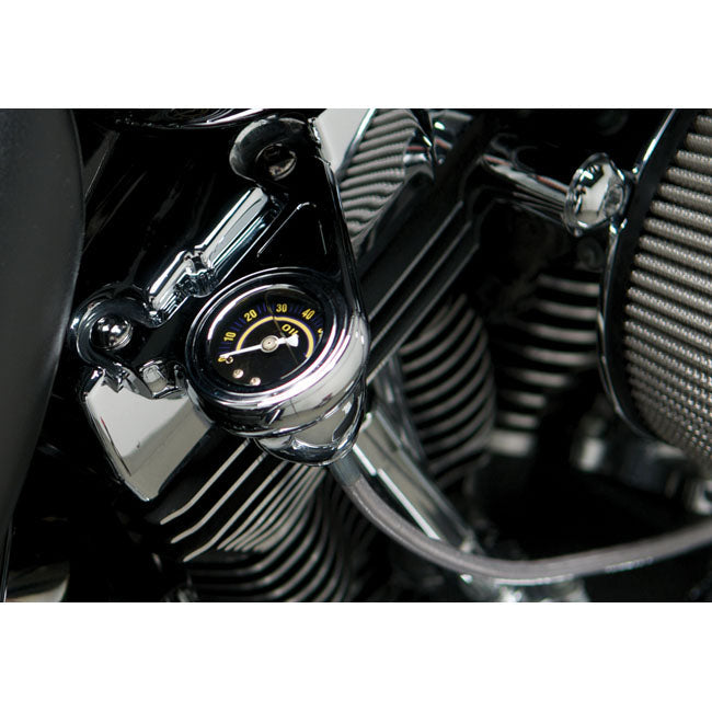 Arlen Ness, oil pressure gauge kit. Smooth