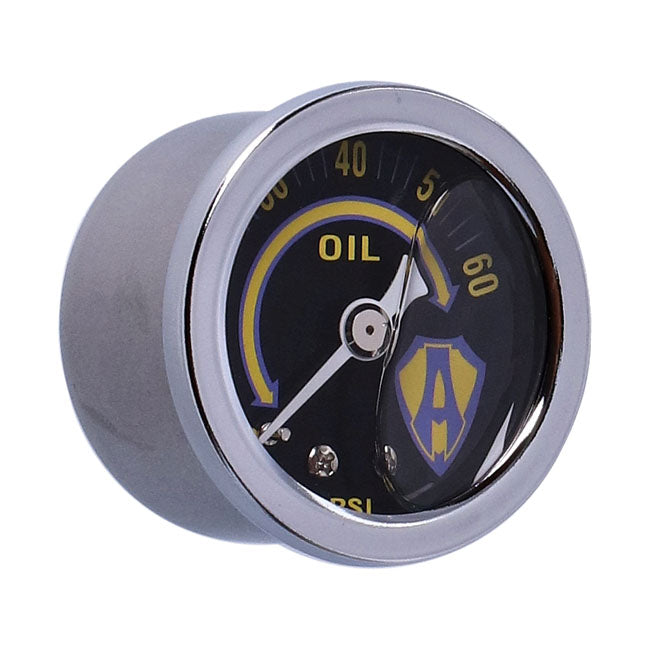 Arlen Ness, 1-1/2" oil pressure gauge
