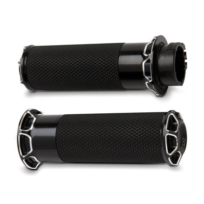 Arlen Ness, Fusion billet beveled grips black