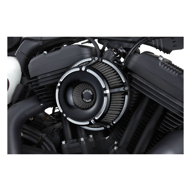 Arlen Ness, inverted air cleaner kit ''Slot Track'' Black CC