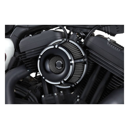Arlen Ness, inverted air cleaner kit ''Slot Track'' Black CC