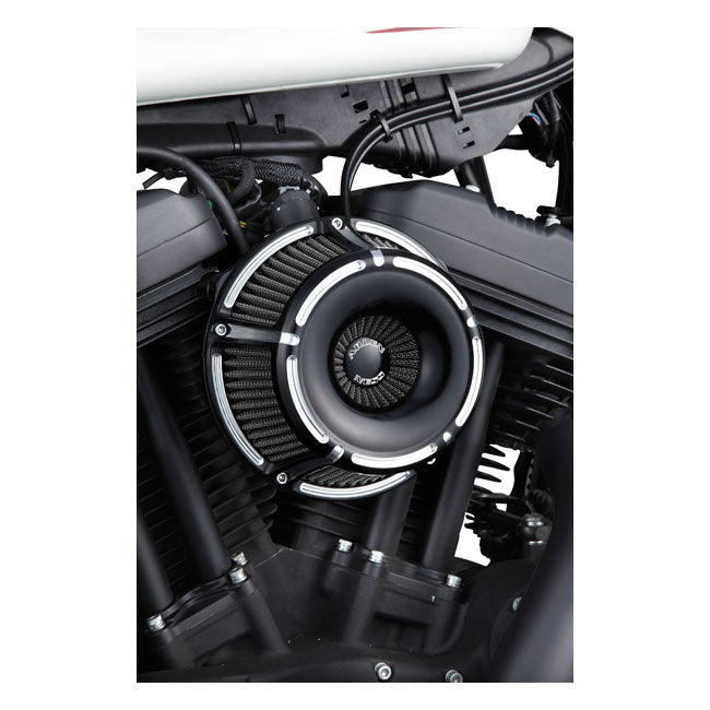 Arlen Ness, inverted air cleaner kit ''Slot Track'' Black CC