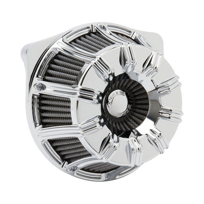 Arlen Ness, inverted air cleaner kit ''10-Gauge''. Chrome