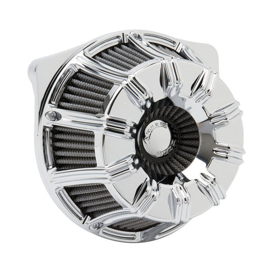 Arlen Ness, inverted air cleaner kit ''10-Gauge''. Chrome