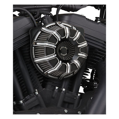 Arlen Ness, inverted air cleaner kit ''10-Gauge''. Black CC