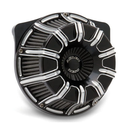 Arlen Ness, inverted air cleaner kit ''10-Gauge''. Black CC