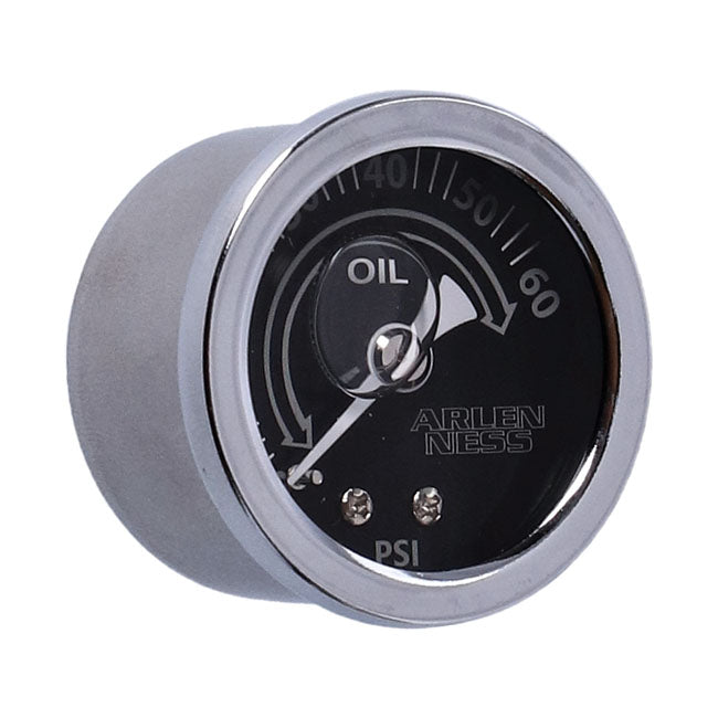 Arlen Ness, 1-1/2" oil pressure gauge
