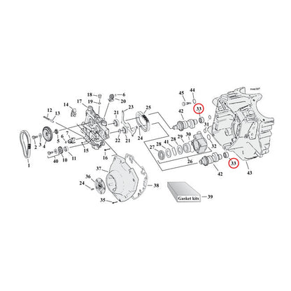JIMS, camshaft needle bearing Inner