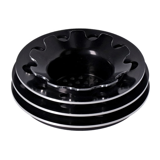 JIMS, cam cover / heat sink. Black