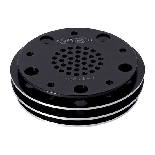 JIMS, cam cover / heat sink. Black