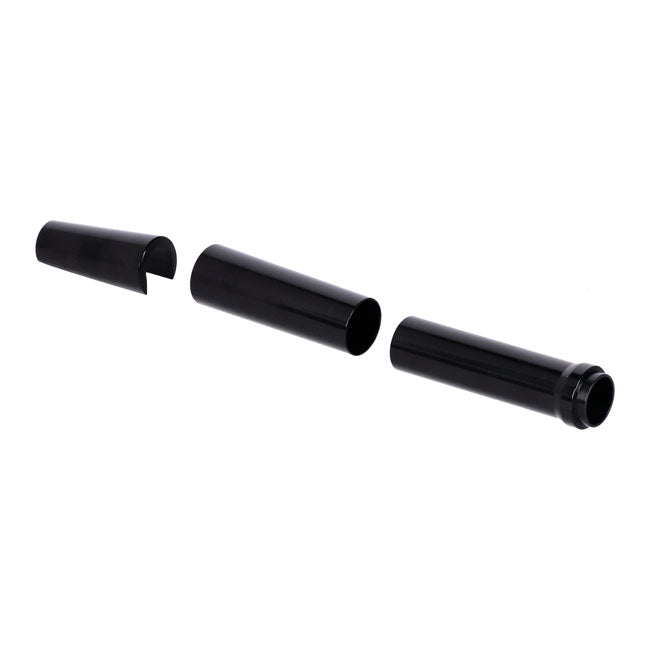 JIMS, billet ''A Cut Above'' aluminum pushrod cover kit. Black