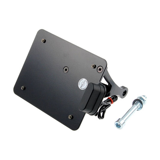 Cult-Werk, side mount license plate bracket Switzerland