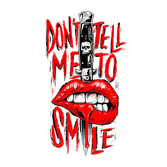 Lethal Threat No smiles sticker