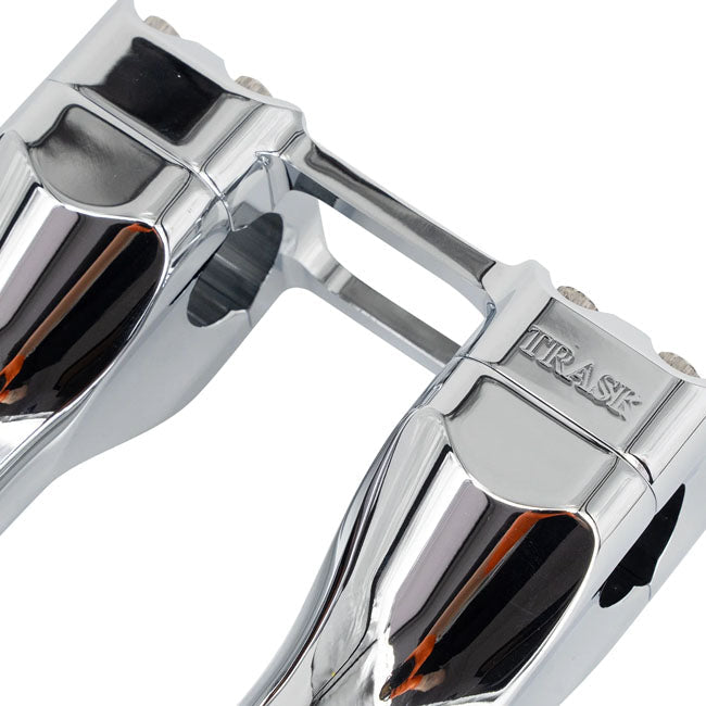 Trask, Assault risers 4". Chrome