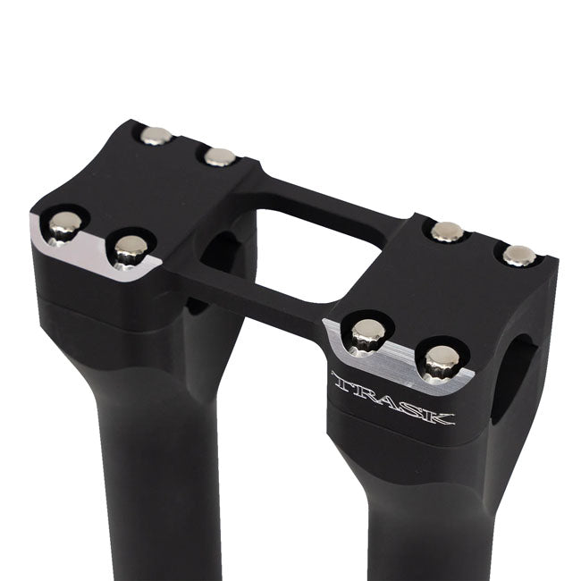 Trask, Assault risers 6". Black reverse cut